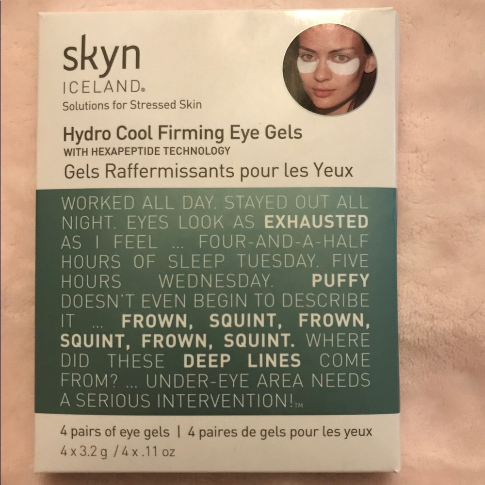 Skin Iceland cooling eye gels